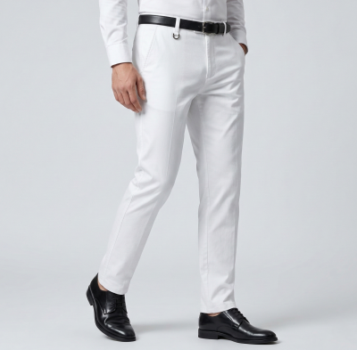 Premium Dubai Stig Pant (Formal / Casual) (White)